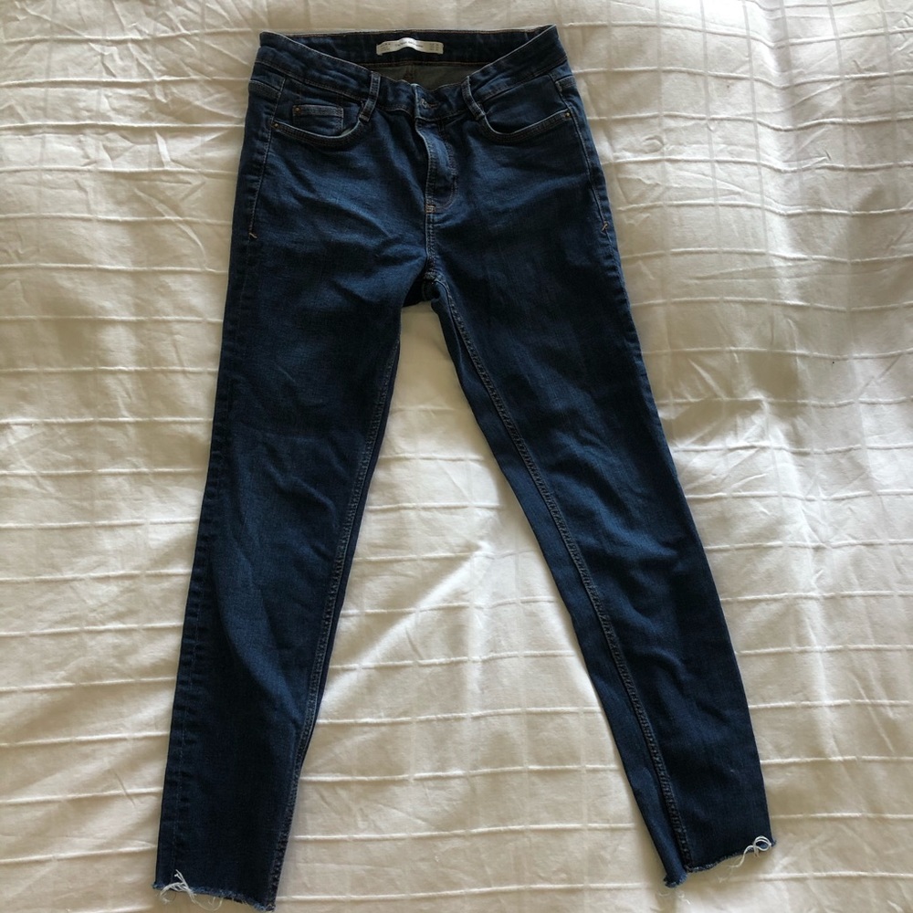 Zara High-Rise Skinny Jeans